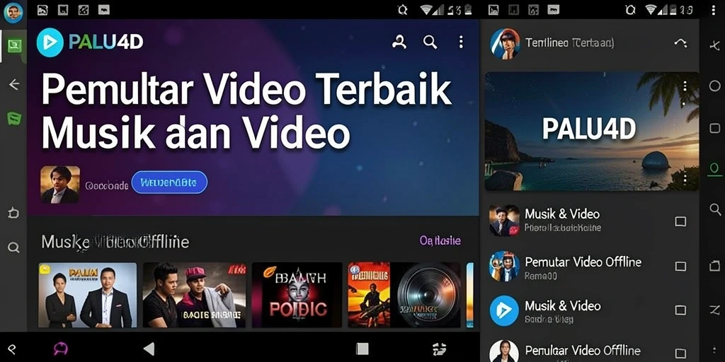 Antarmuka sederhana dan fungsi Pemutar Video Offline yang efisien.